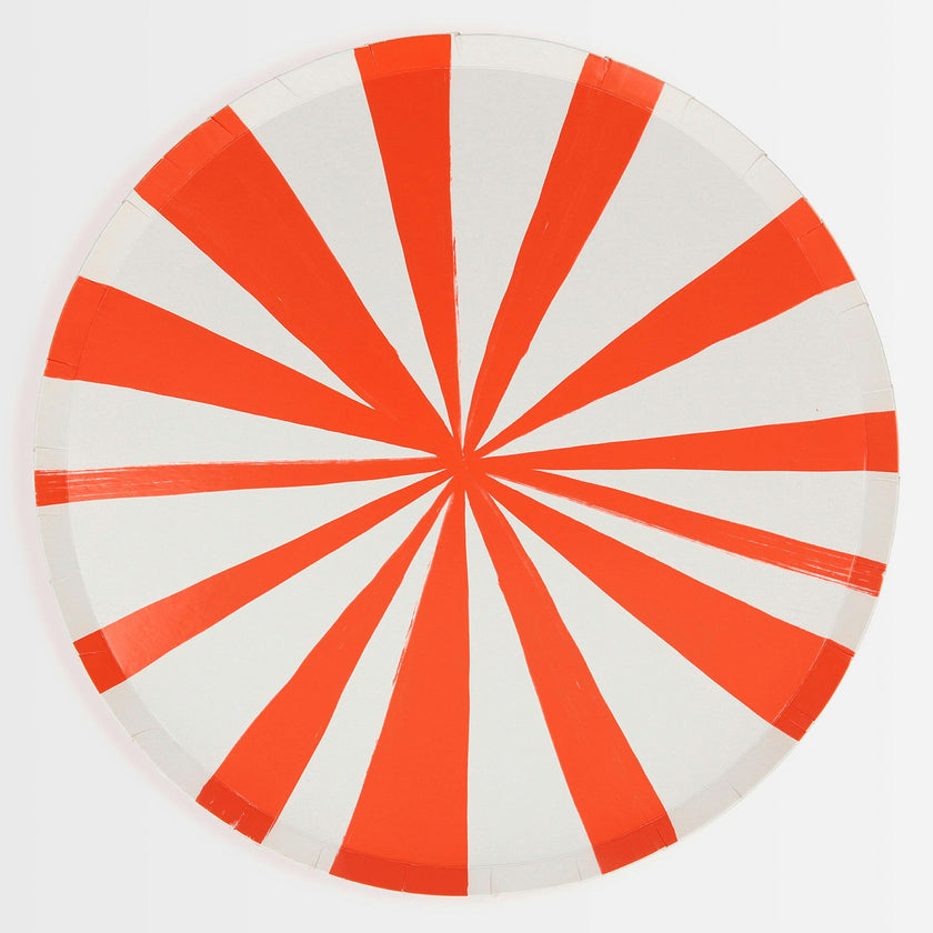 Mixed Stripe Dinner Plates