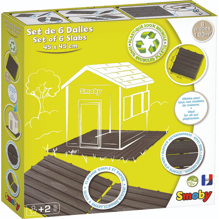 Set of 6 Playhouse Floor Tiles