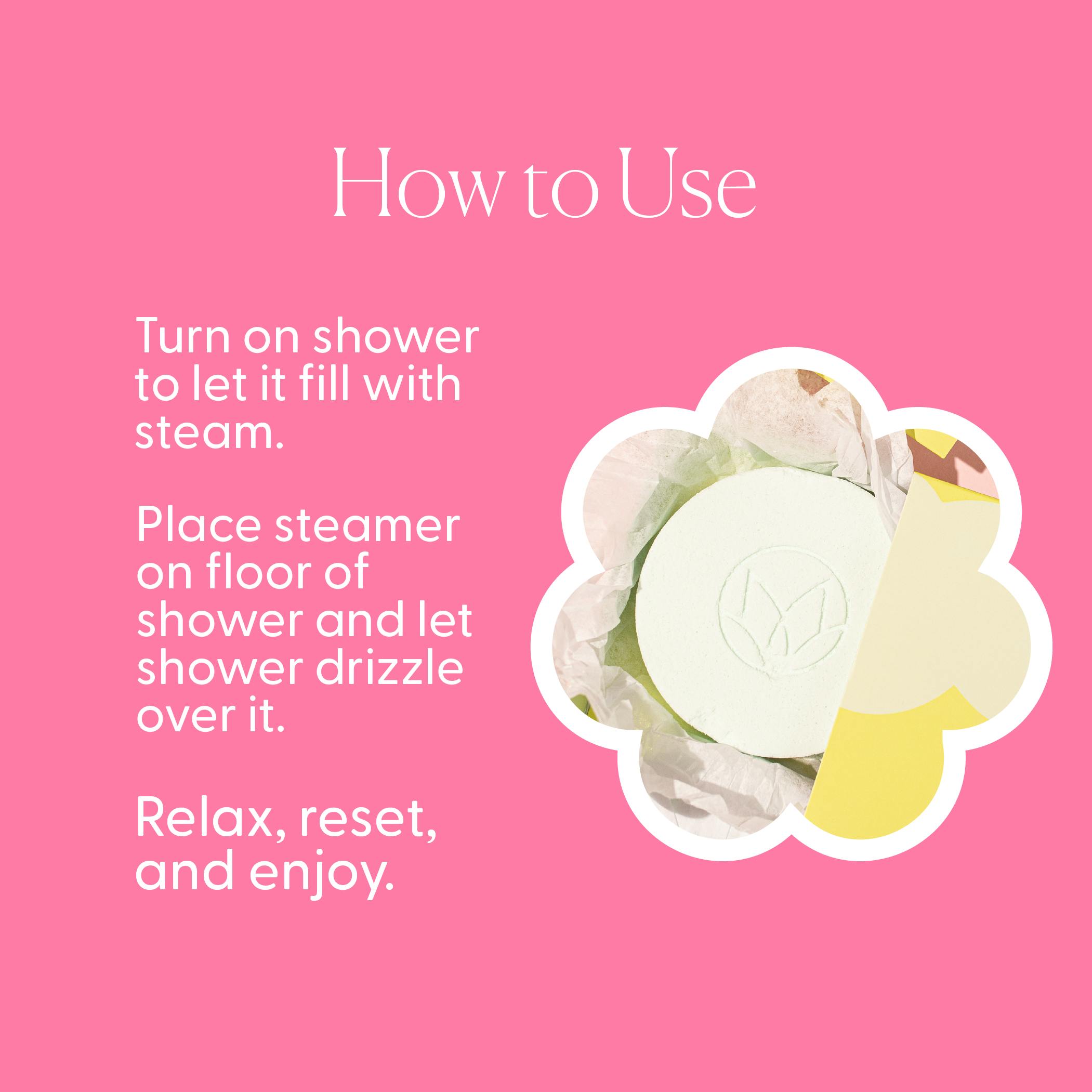 Champagne & Rose Shower Steamers