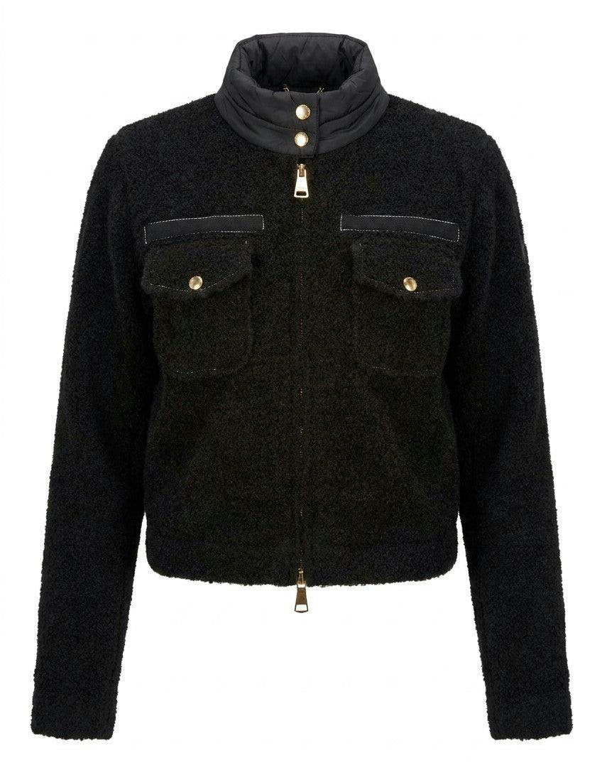 Boucle Knit Quilt Sweater