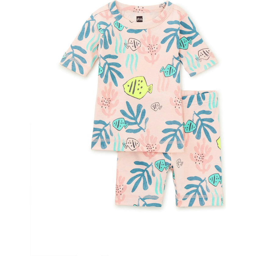 In Your Dreams Above-Knee Short Pajama Set, Multi