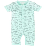 Henley Romper, Blue