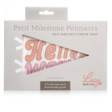 Flower Child Petit Milestone Pennant