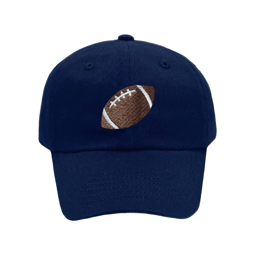 Navy Football Baseball Hat (Adult)
