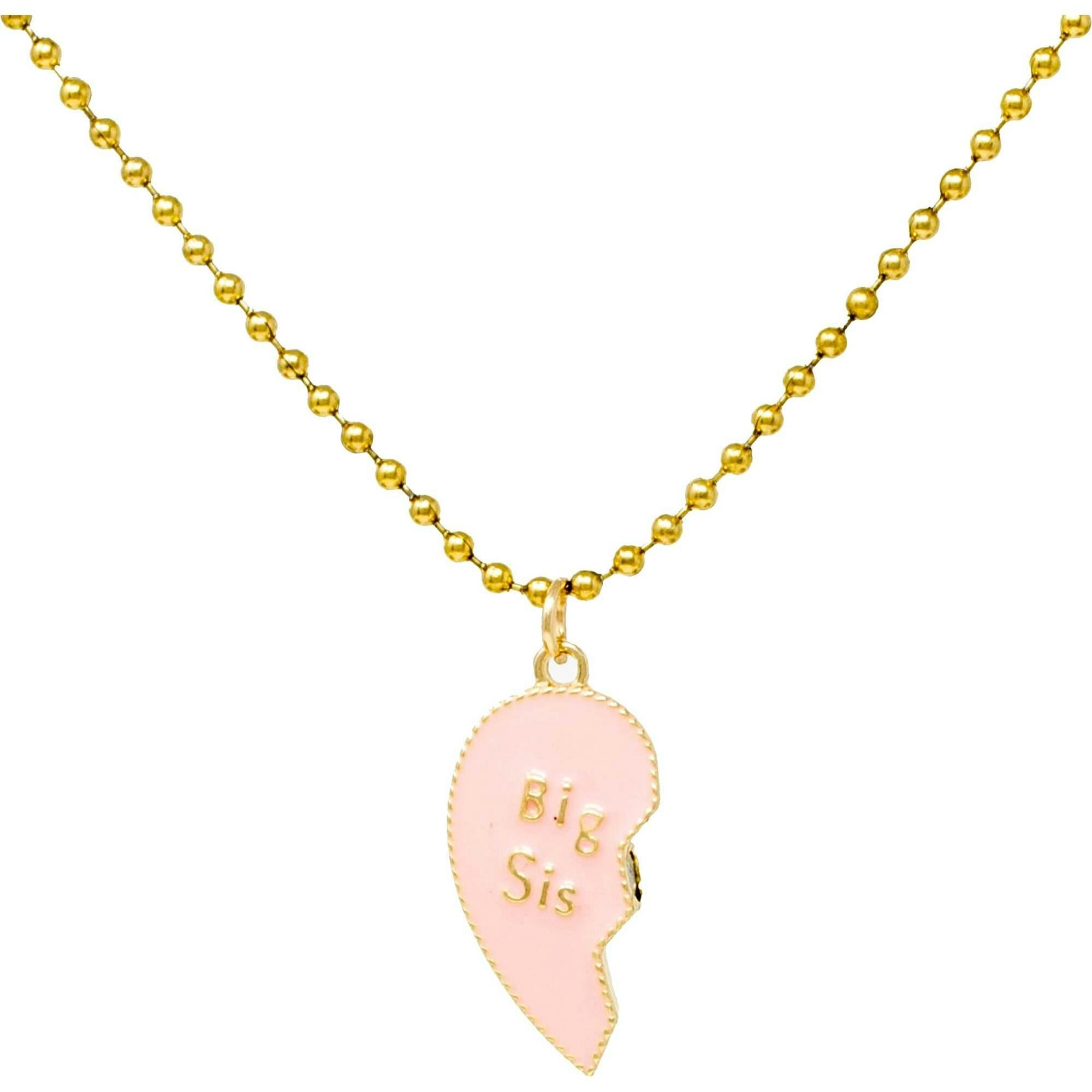 Big Sis & Lil Sis Magnetic Heart Necklace Set