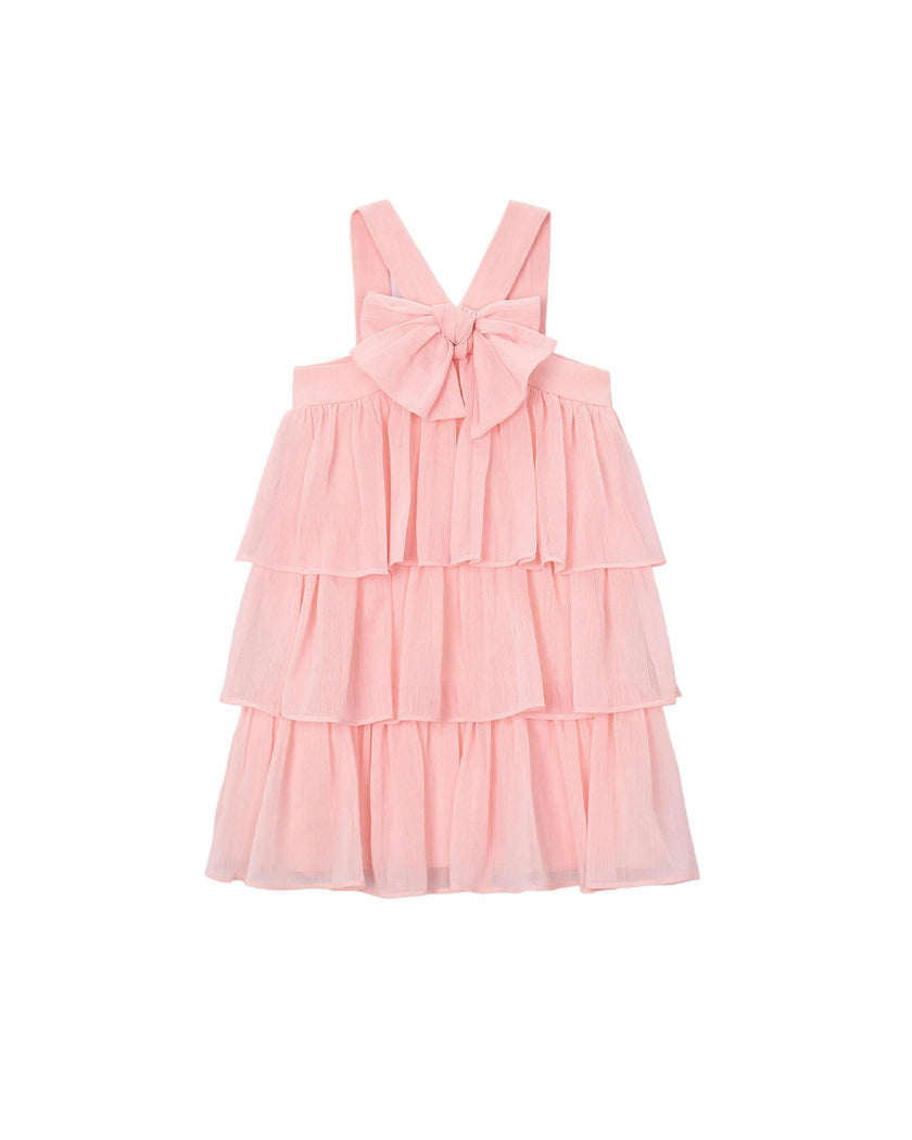 Pink Ruffled Bambula Dress
