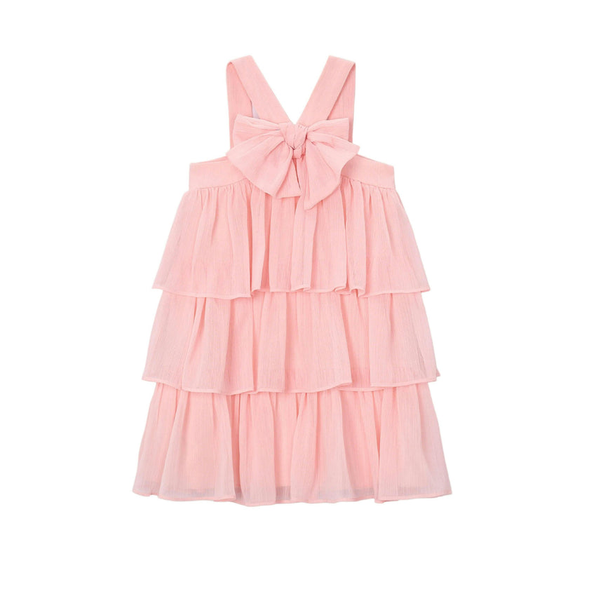Pink Ruffled Bambula Dress