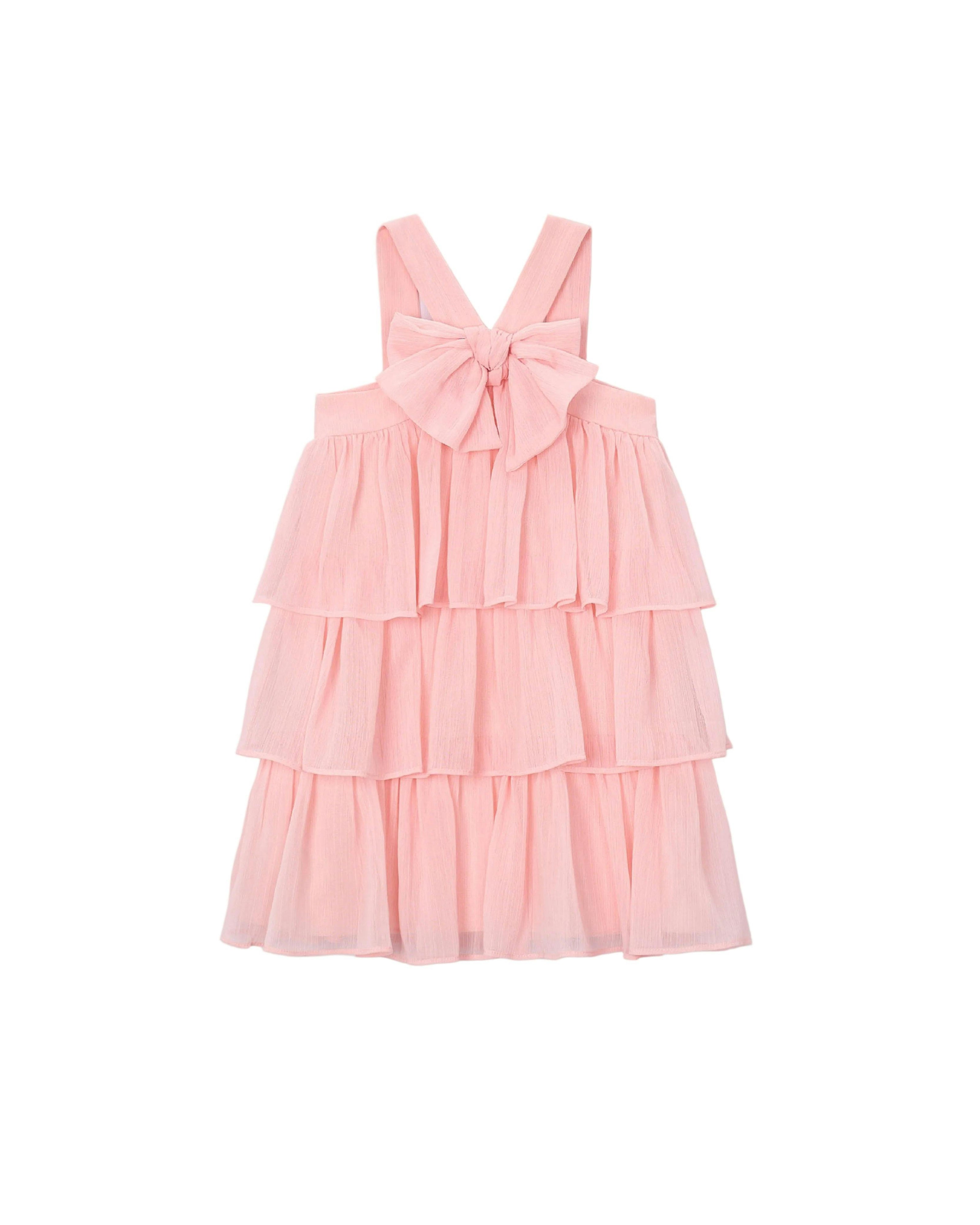 Pink Ruffled Bambula Dress