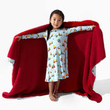 Merry Minions Holiday Bamboo Sherpa Blanket