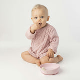 Silicone Baby Plate Bowl - Rose
