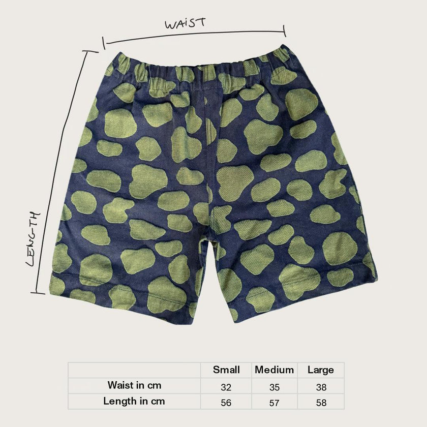 Adult Kit Long Denim Dot Shorts