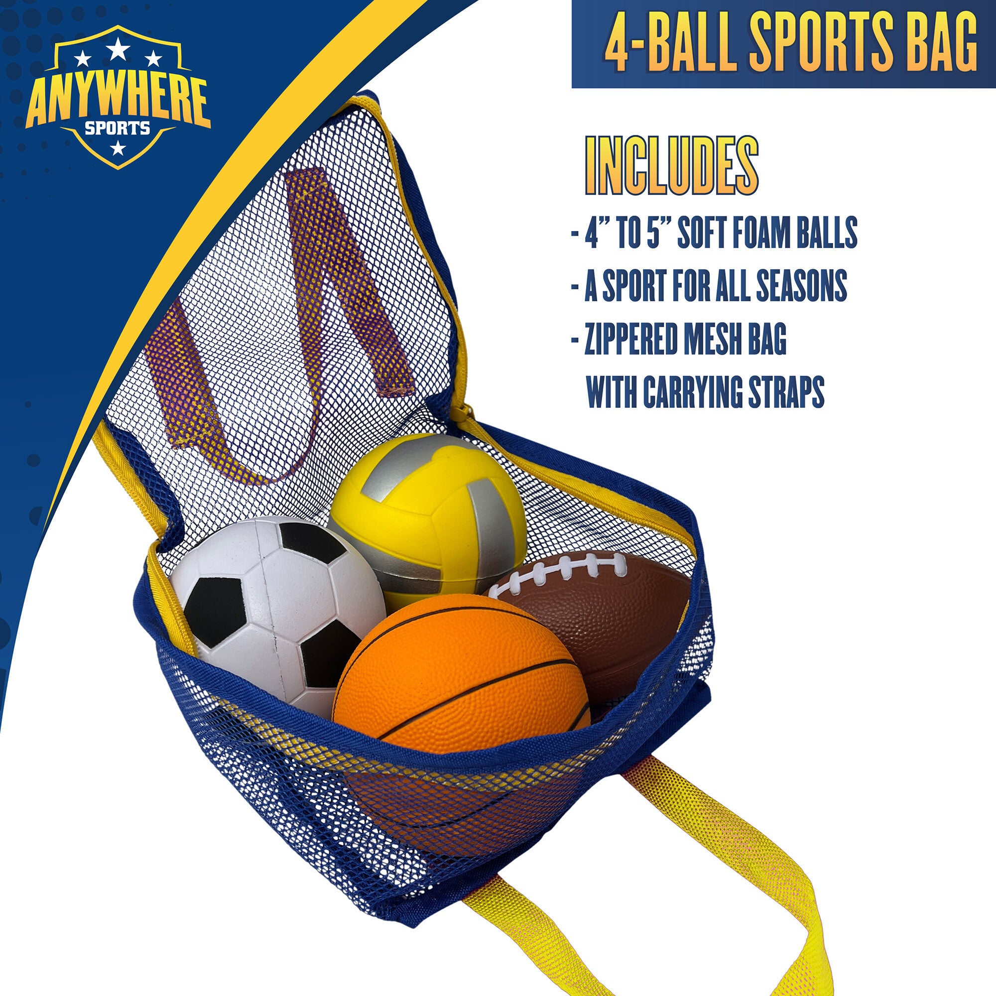 Anywhere Sports: 4-Ball Sports Bag