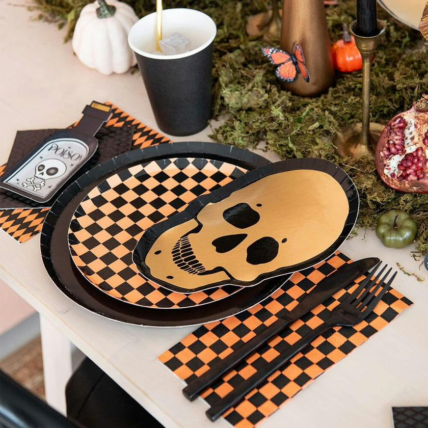 Check It! Halloween Check Guest Napkins