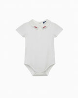 Baby Short-Sleeved Monty Bodysuit in Sebastian Car