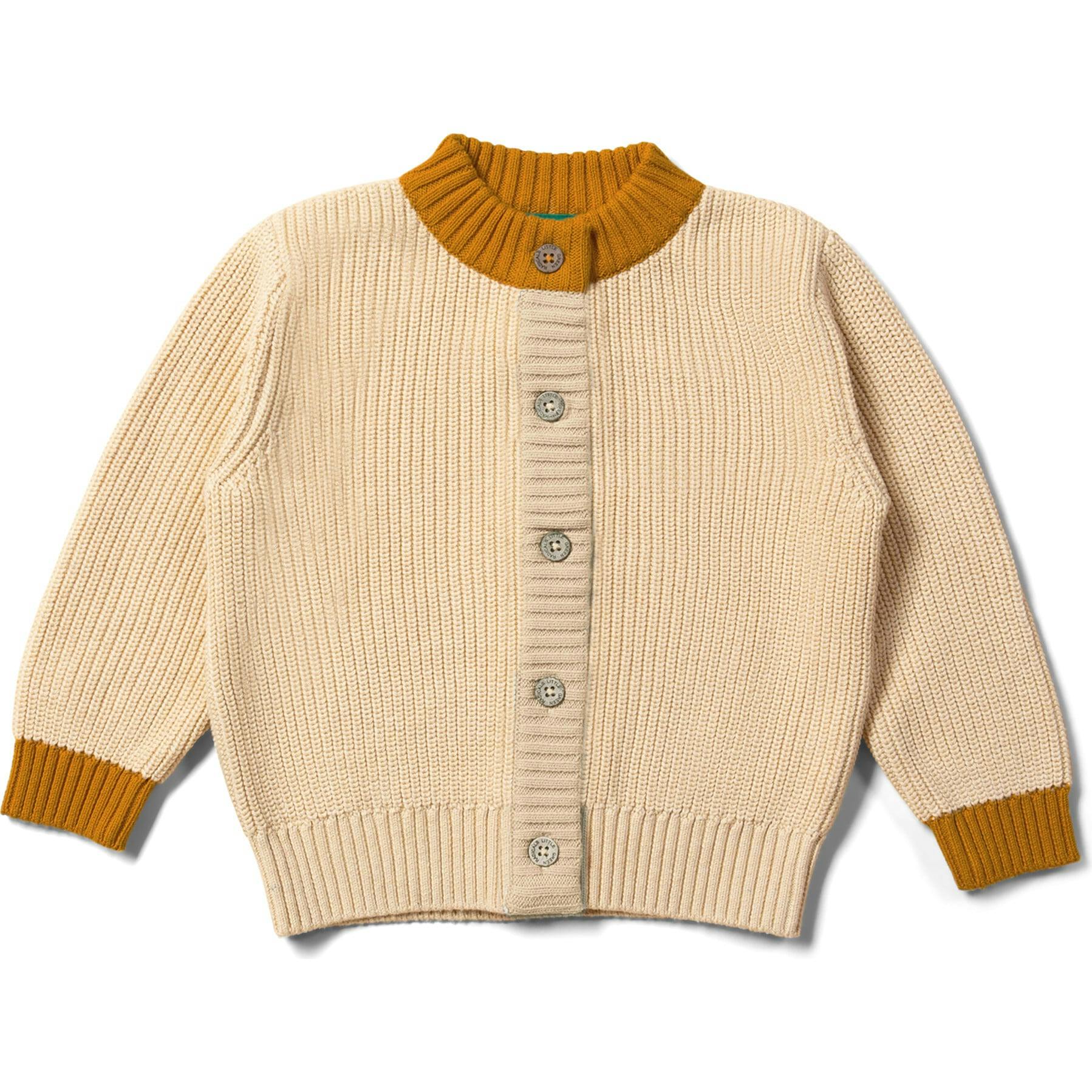 From One To Another Snug Knit Button-Up Cardigan, Cream