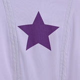 Purple Tee with Star Accent