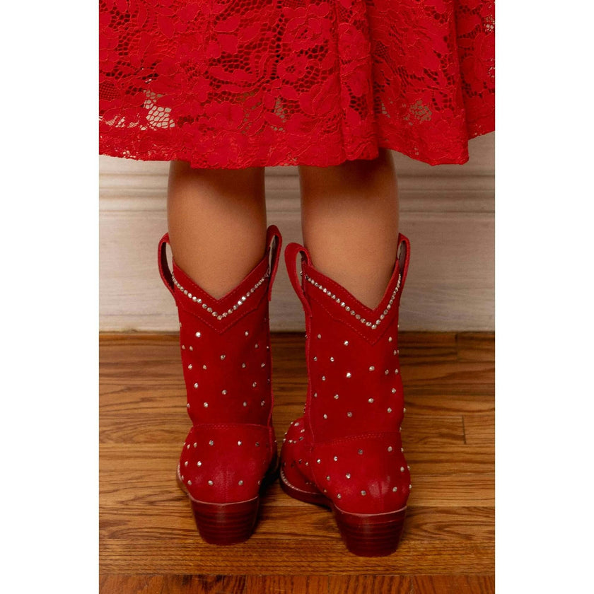Mini Channing Bootie in Red