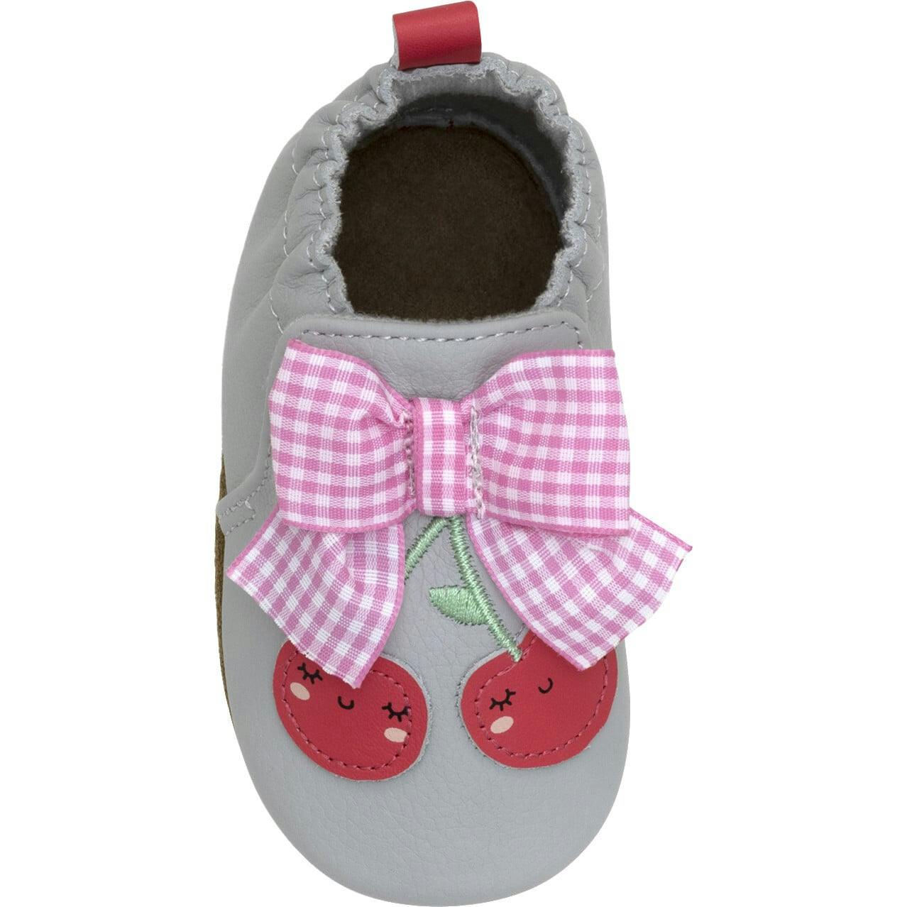 Cherry Cute Soft Soles in Grey