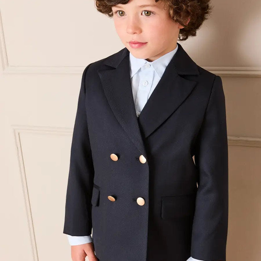 Double Breasted Blazer Jacket in Navy (4-10yrs)