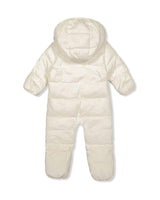 Baby Cloud One Piece Snowsuit Adapted For Car Seats Off White