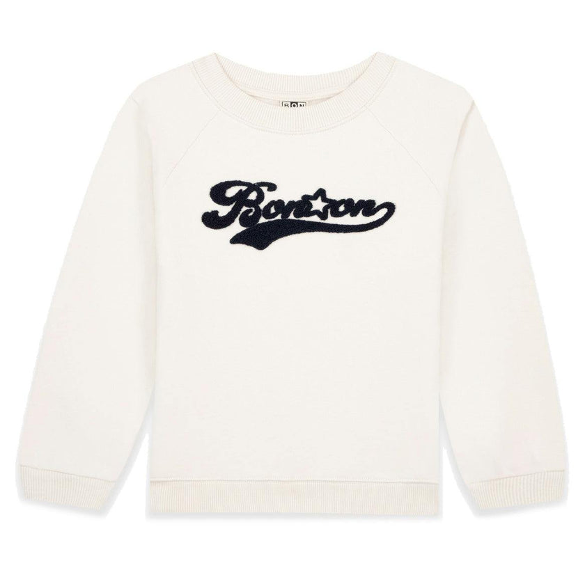 BONTON Sandy Logo Sweatshirt - Milk