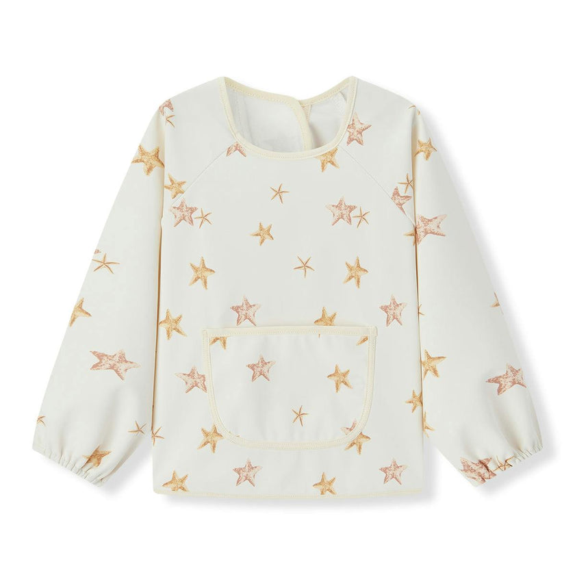 Starfish Dreams Long Sleeve Pocket Bib