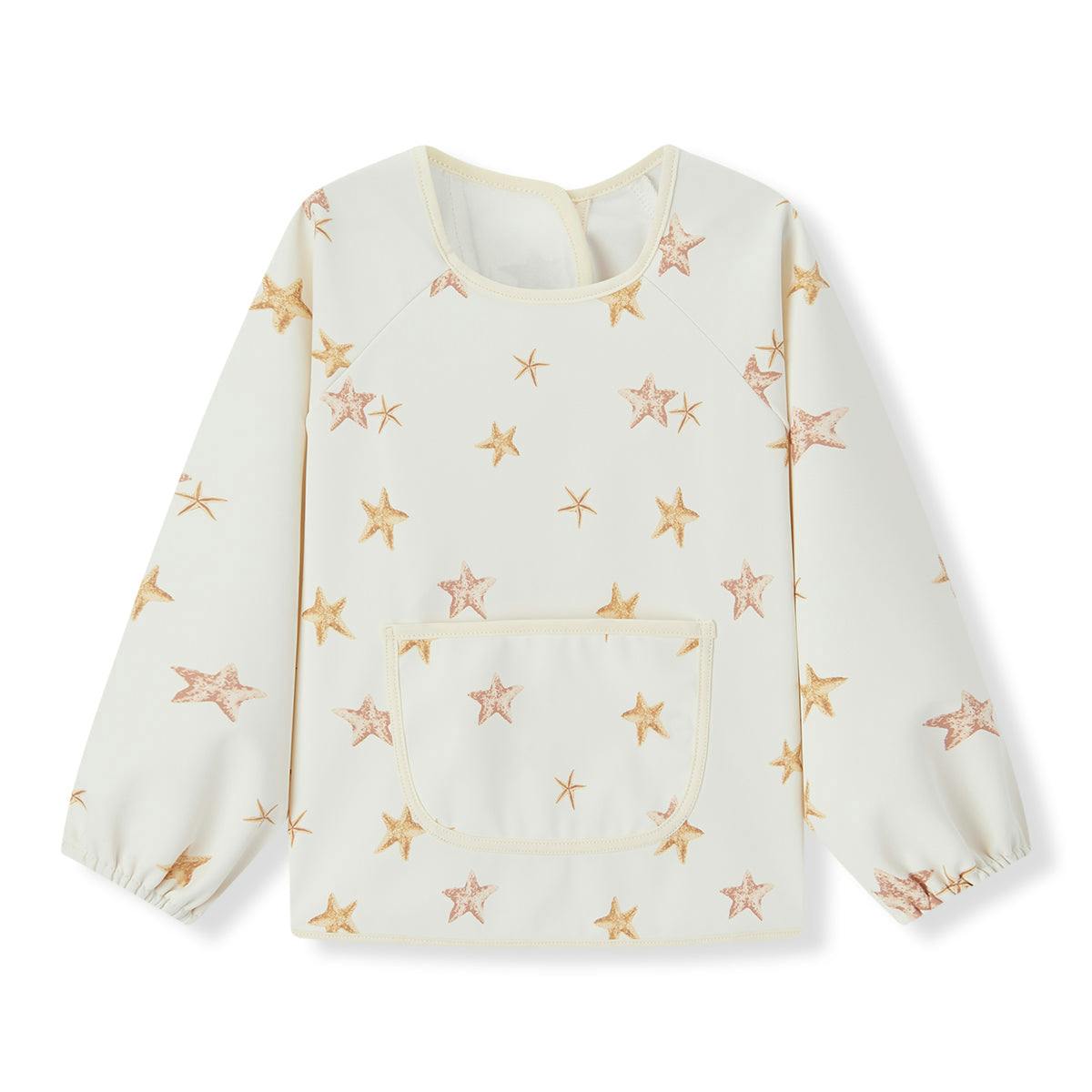 Starfish Dreams Long Sleeve Pocket Bib