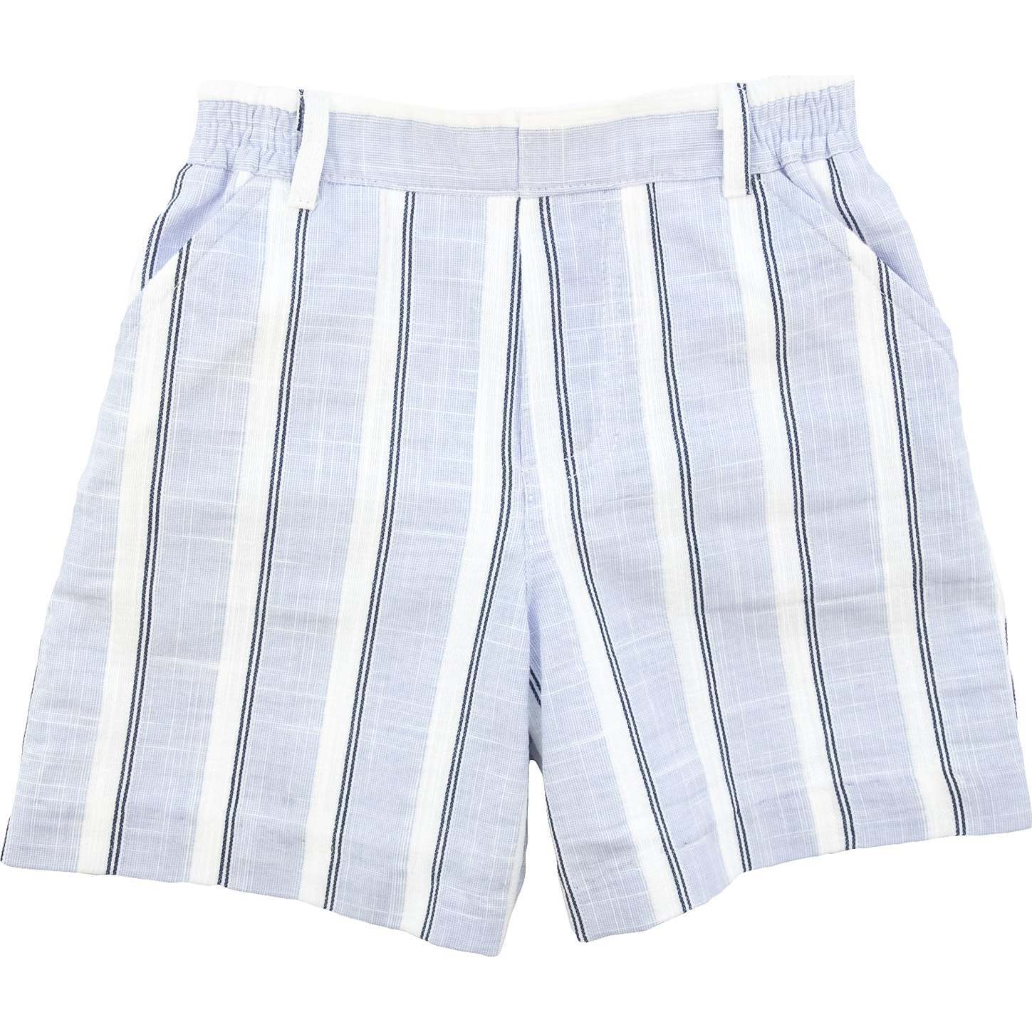 Stripe Linen Look Short