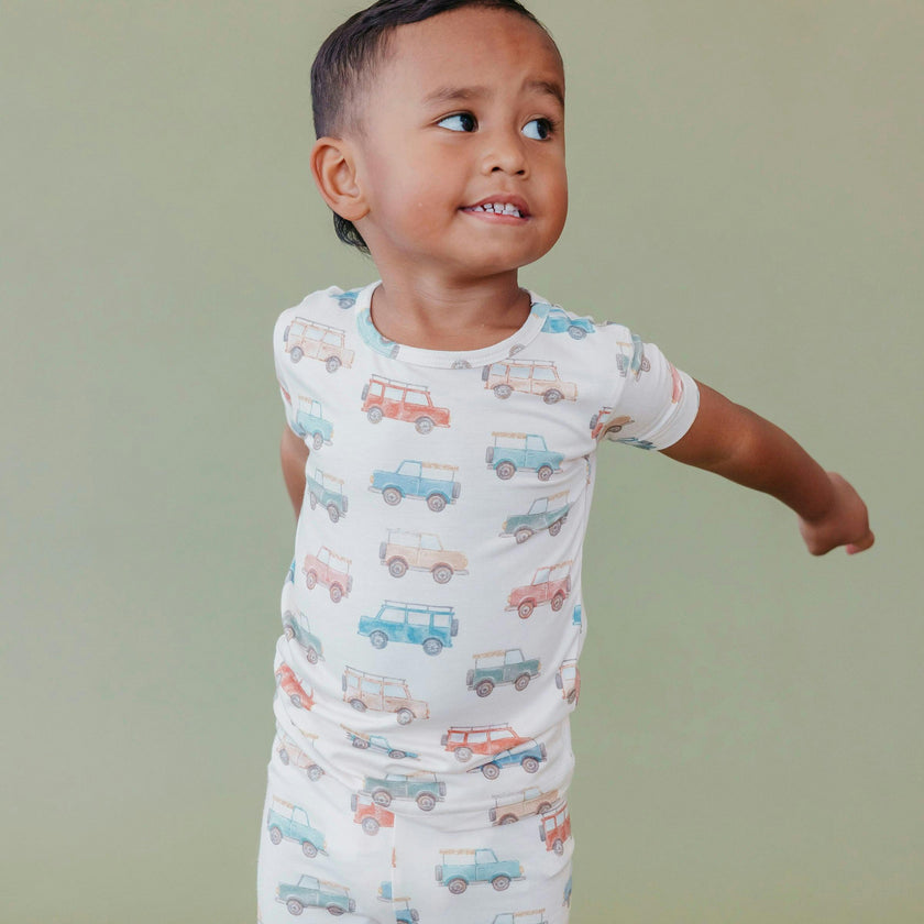 2pc Short Sleeve Pajamas with Pants - Cruiser