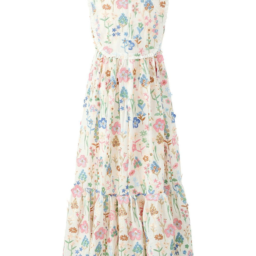 Everly Embroidered Maxi Dress