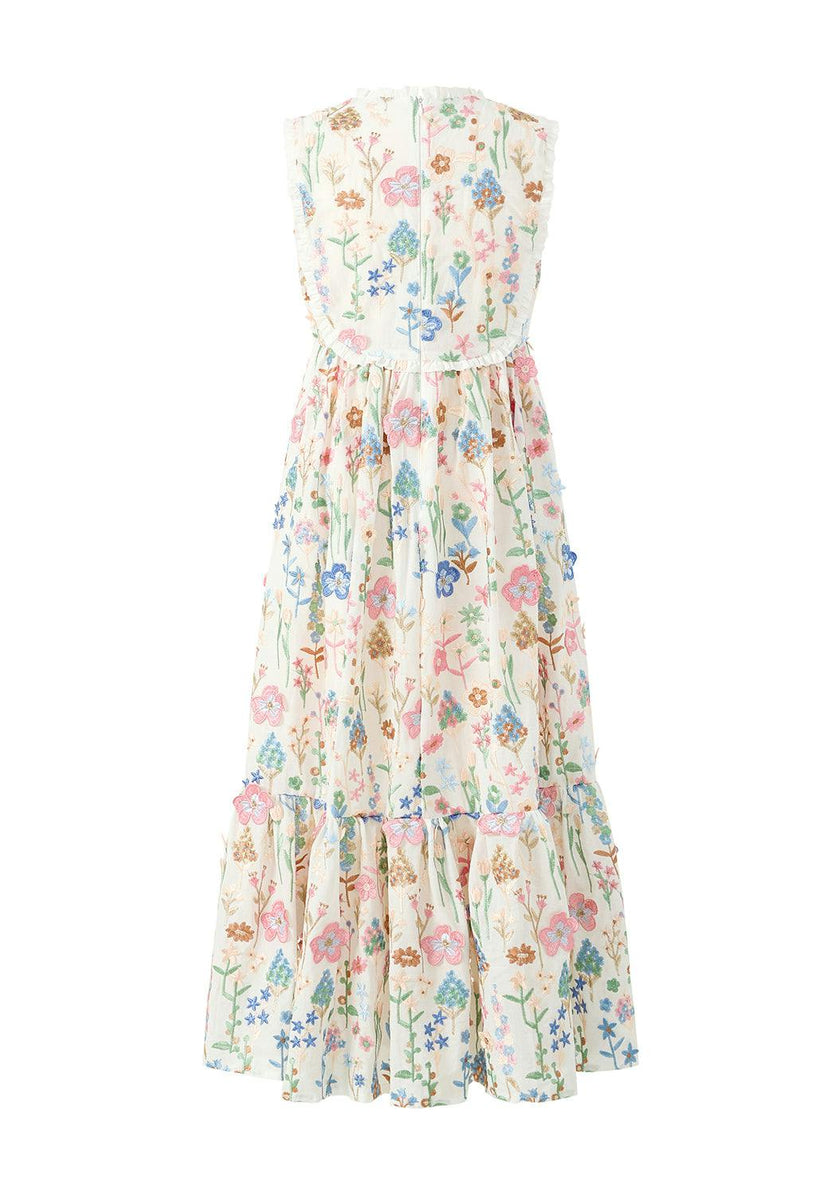 Everly Embroidered Maxi Dress