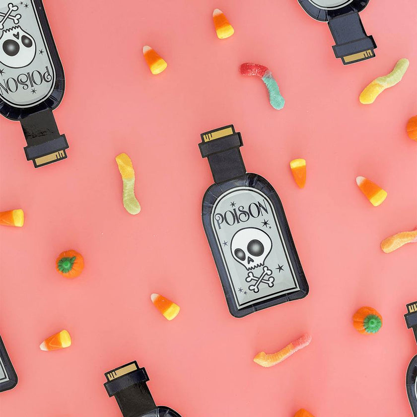 "Poison" Bottle Canapé Plates