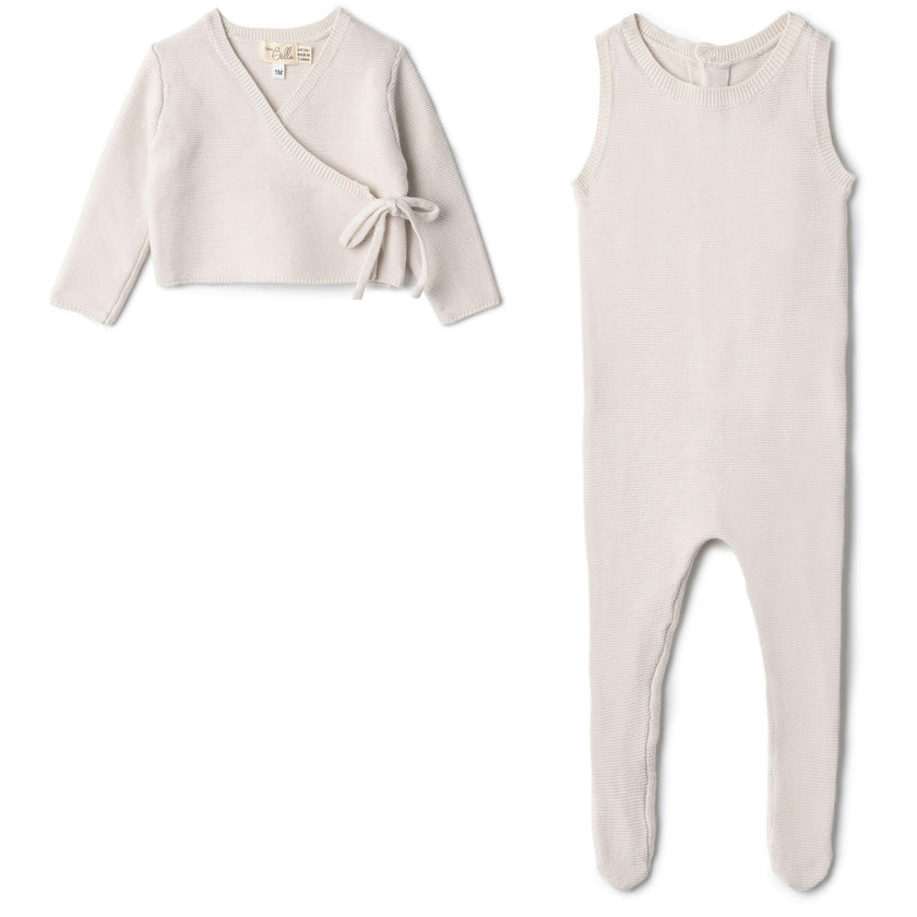 Onesie Cardigan Set Blue