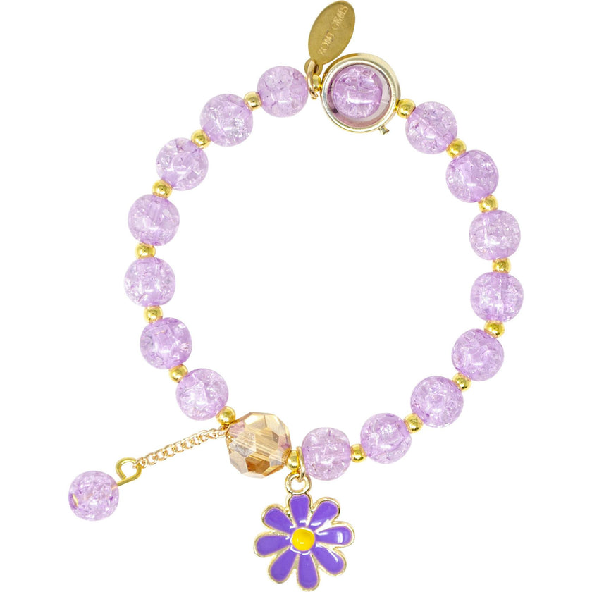 Daisy Crystal Bead Bracelet Set