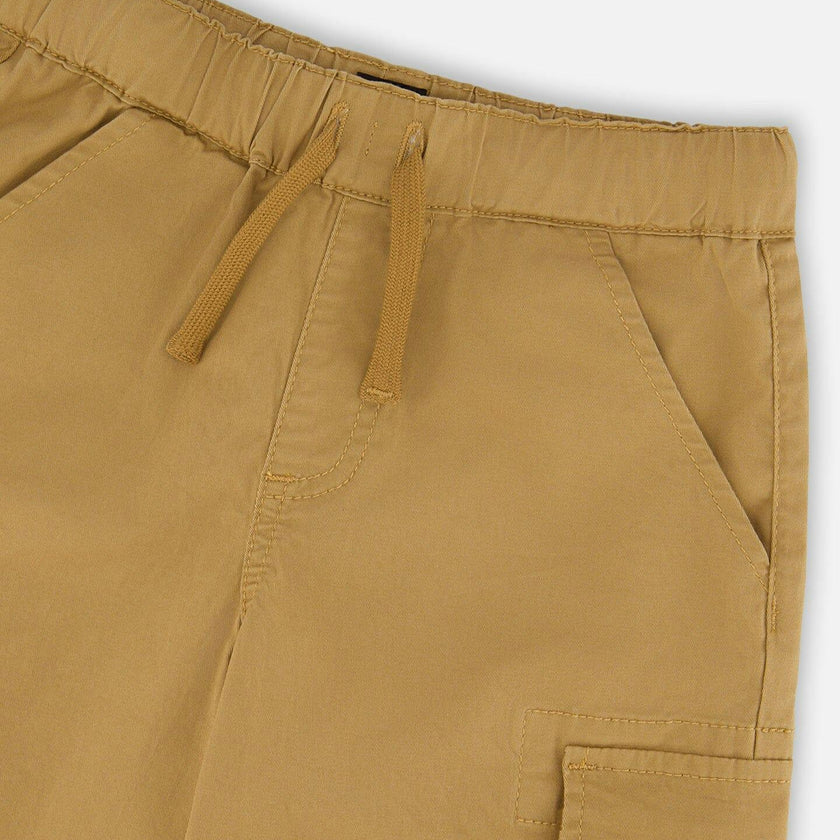 Stretch Twill Bermuda With Cargo Pockets