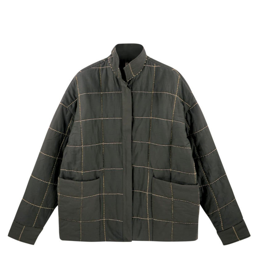 Tahoe Quilted Jacket in Black Olive
