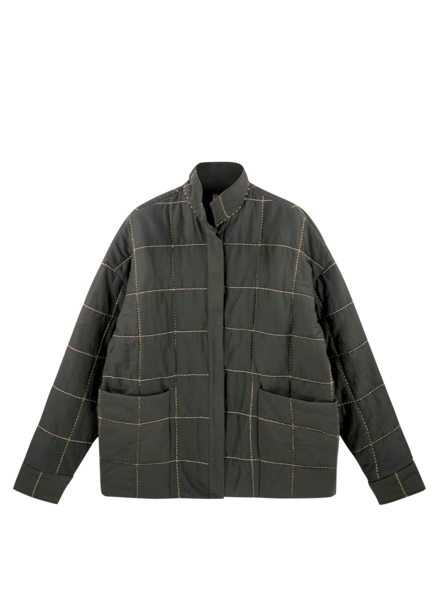 Tahoe Quilted Jacket in Black Olive