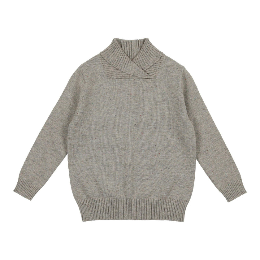 Shawl Collar Relaxed Fit Sweater