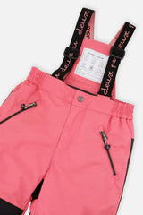 Two Piece Play Snowsuit Black Zebra Print With Pink Pants