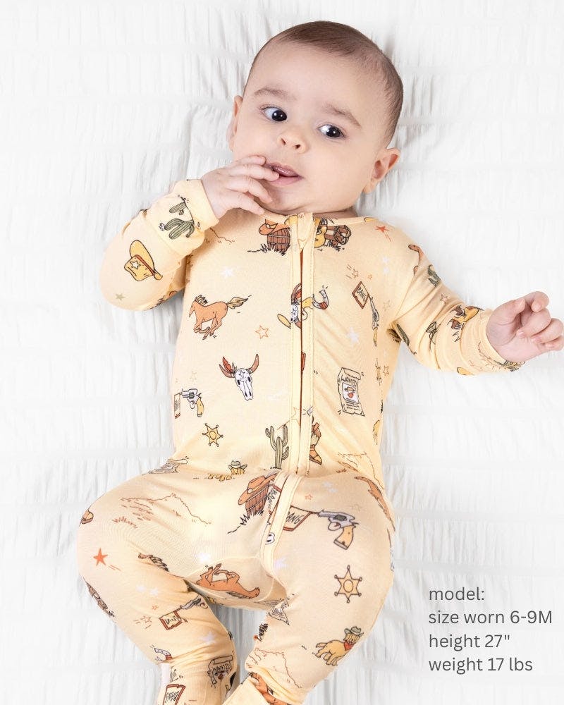 Cowboy Bamboo Convertible Footie