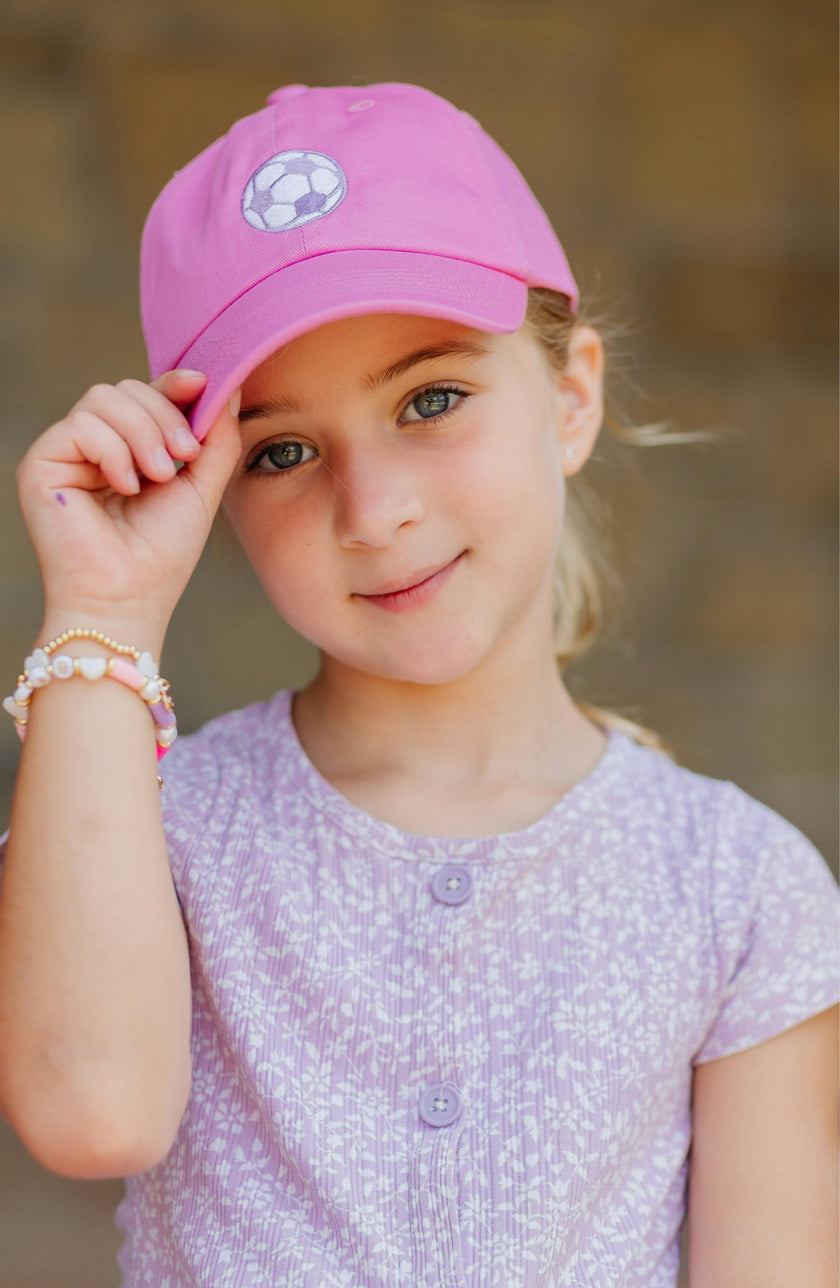 Soccer Bow Baseball Hat
