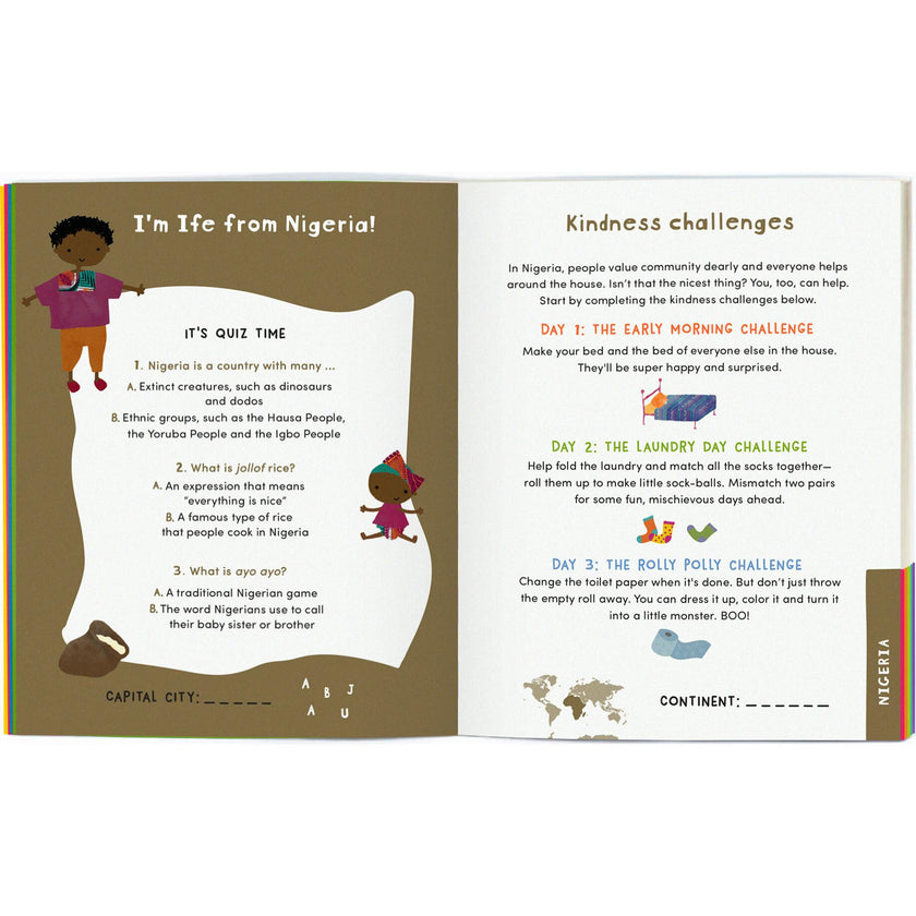 Around the World Activity Book