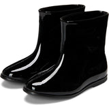Lila Patent Leather Straight Boots