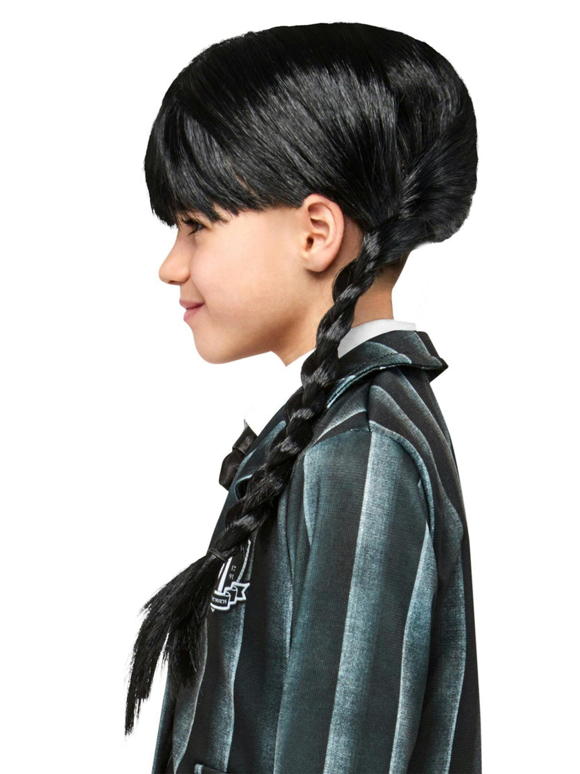 Girls' Wednesday Addams Wig