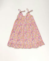 Alena Dress - Emma Floral Purple print