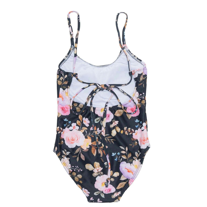 Tie Back One Piece Swimsuit