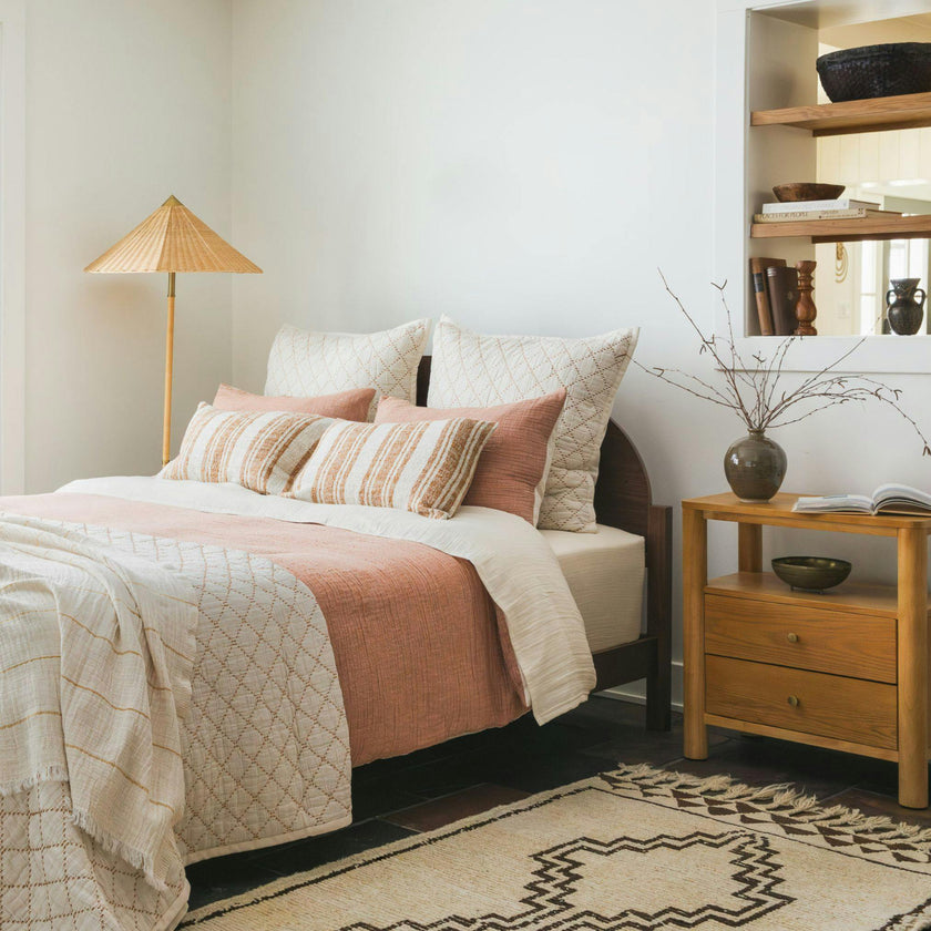 Diamond Stitch Quilted Bedspread