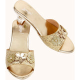 Ellina - High heel slipper, Gold