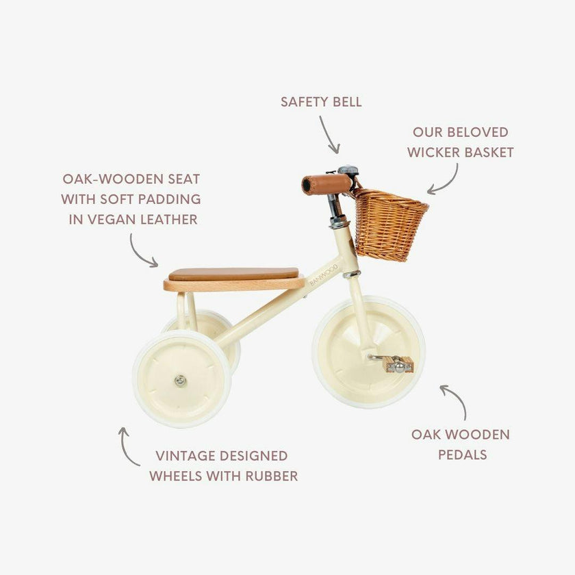 BANWOOD TRIKE VINTAGE - CREAM