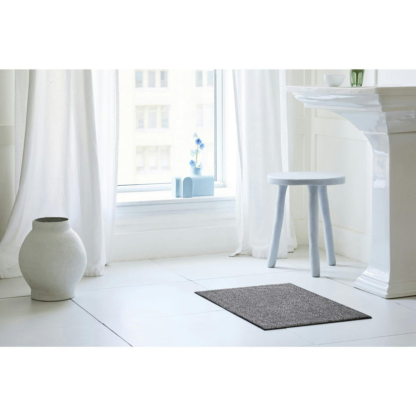 Heathered Shag Floor Mat, Pebble